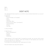 차변표(Debit Note) 차변표(Debit Note)